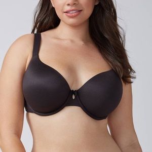 Cacique Bra Intuition Full Coverage Black 44C New